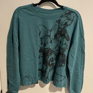 Teal Disney Character Sweatshirt